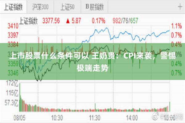 上市股票什么条件可以 王奶贵：CPI来袭，警惕极端走势